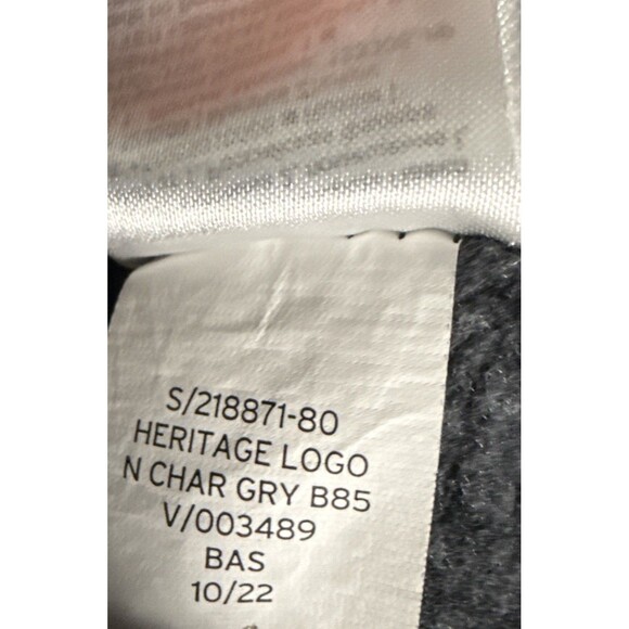 Gap Full Zip Hoodie Large Y2K‎ Spellout Logo Sweatshirt Gray Grunge Classic - Picture 5 of 6